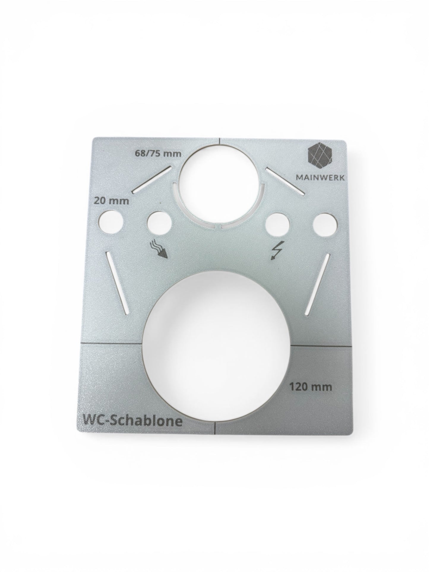 MAINWERK WC Geberit Schablone