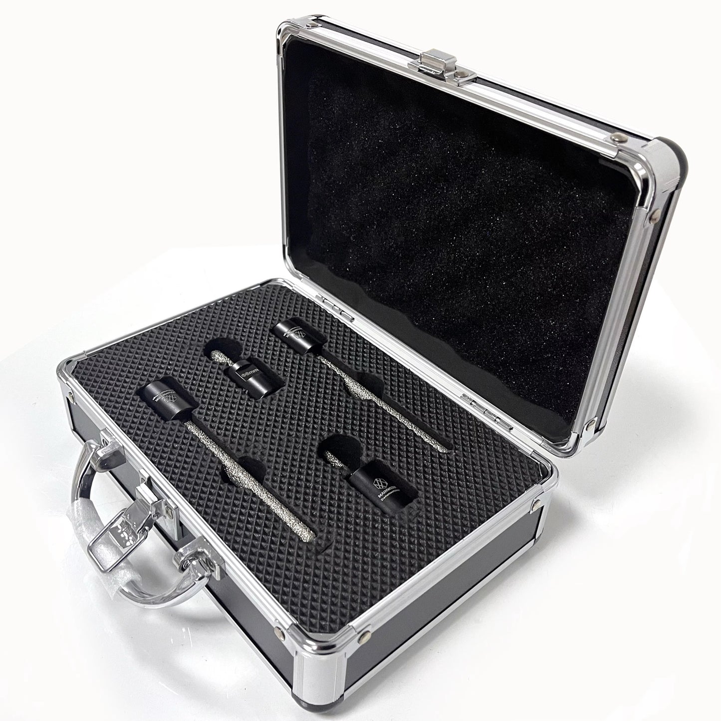 MAINWERK Diamantfräser Kofferset 4-tlg. im Alu-Koffer