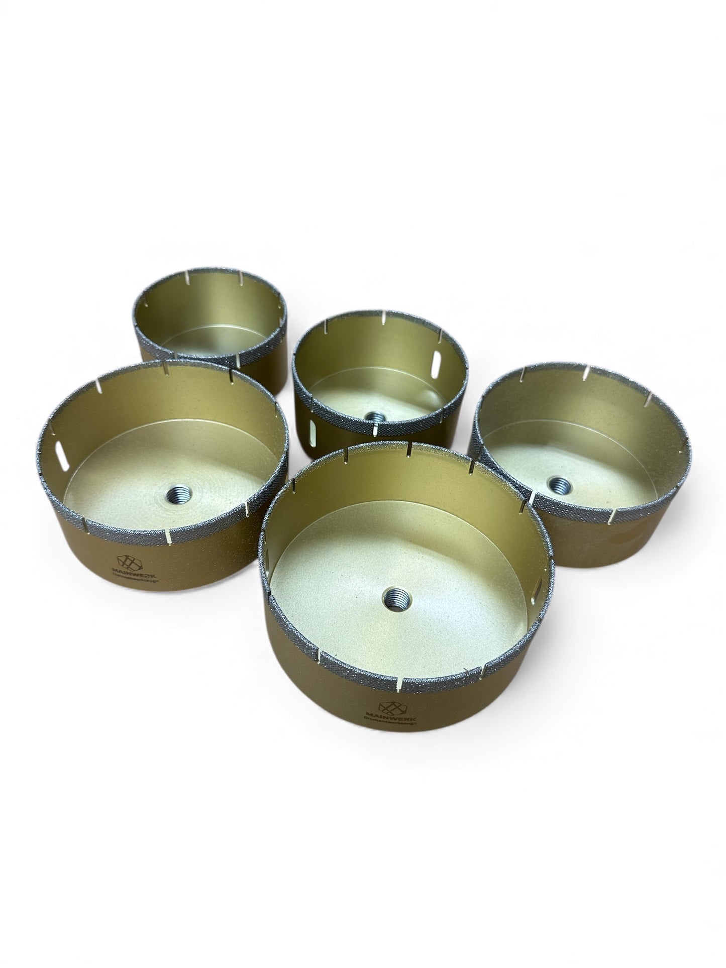 MAINWERK Matrix Diamantbohrkronen Set 5-tlg. (90, 100, 110, 120, 130 mm)