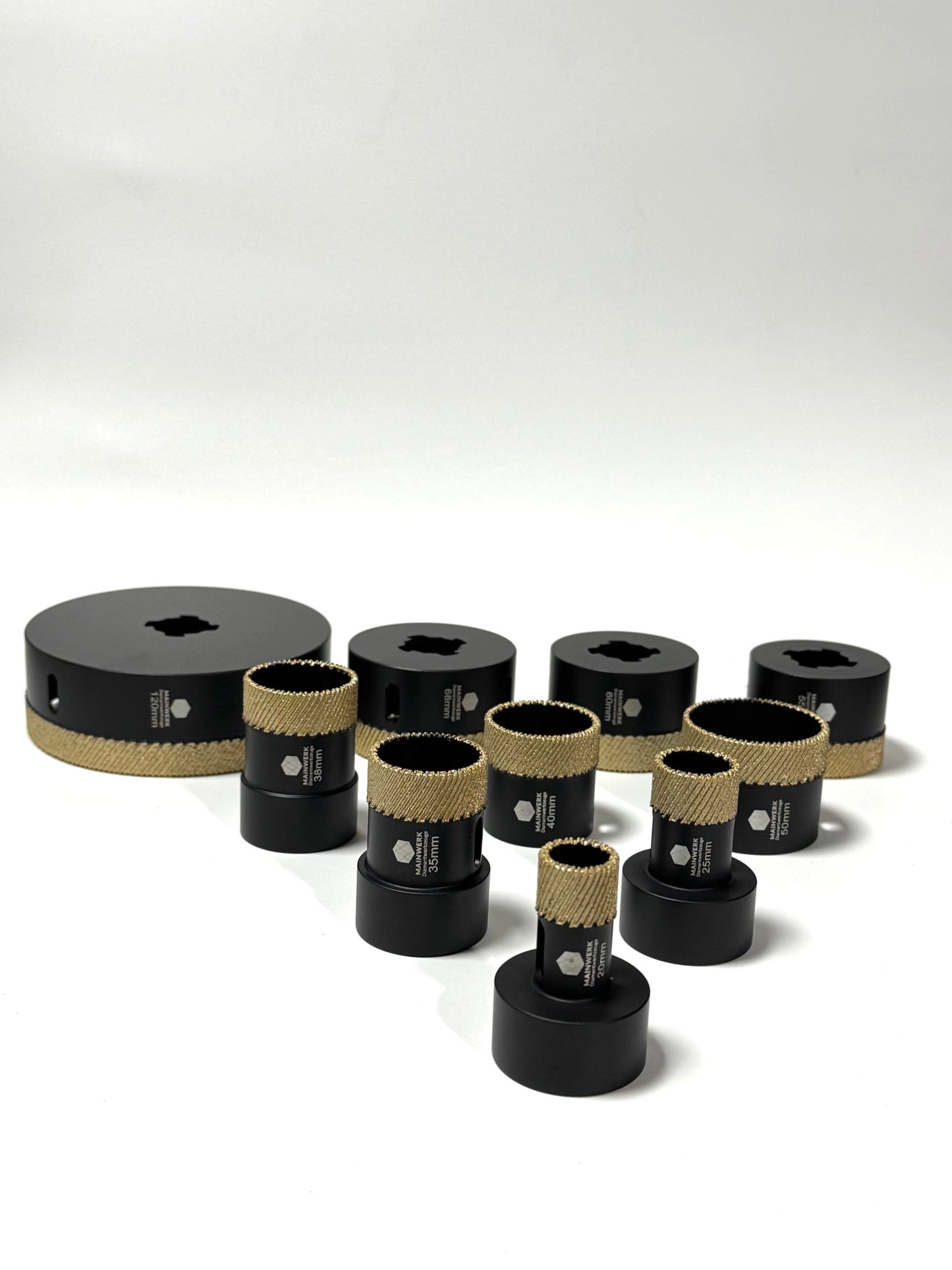 MAINWERK X-lock Matrix Diamantbohrkronen Pro Ultimate Gen.2026 . Set 10-tlg. im Alu-Koffer